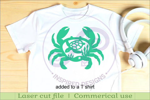 Coastal Crab Wall Art Beach House Decor Turtle SVG APInspireddesigns 