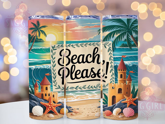 Coastal Seashell Marine Life Tumbler, Ocean Theme Gift, Beach Collector Present, Coastal Drinkware Art, Marine Life Cup, Shell Pattern Design, Sublimation Template Sublimation SvggirlplusArt 