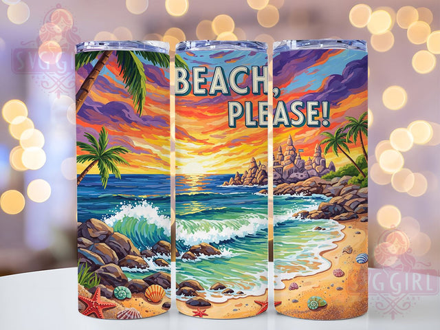 Coastal Seashell Marine Life Tumbler, Ocean Theme Gift, Beach Collector Present, Coastal Drinkware Art, Marine Life Cup, Shell Pattern Design, Sublimation Template Sublimation SvggirlplusArt 