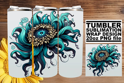 Coastal Sunset Tumbler Design, Summer Sublimation Wrap, 20oz, Coastal Fish Art, Watercolor Sea Creatures Sublimation afrosvg 