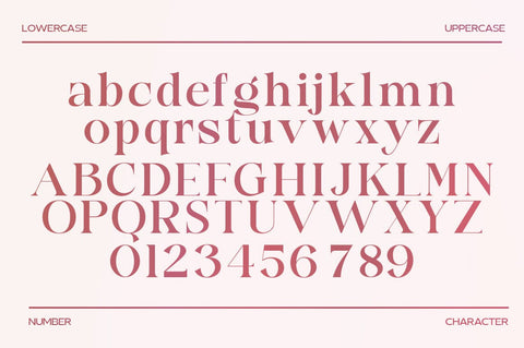 Coaster Simone Font gatype 