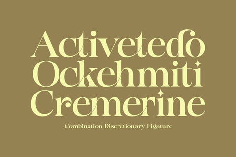 Coaster Simone Font gatype 