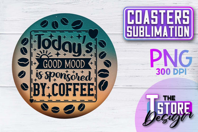 Coaster Sublimation | Drink Quotes | Funny Design | PNG File Sublimation The T Store Design 