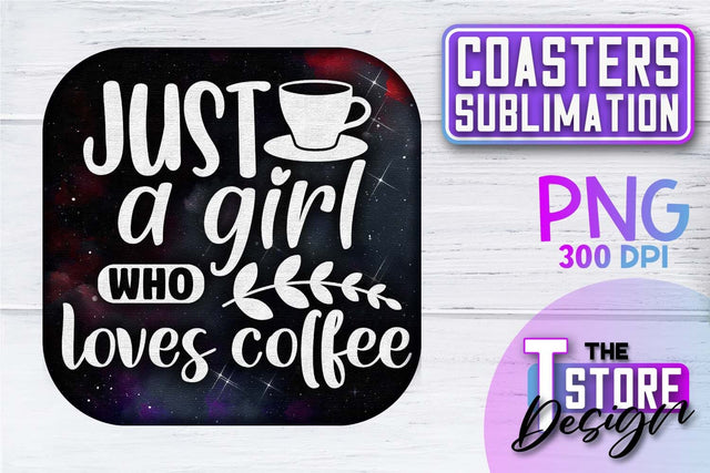 Coaster Sublimation | Drink Quotes | Funny Design | PNG File Sublimation The T Store Design 