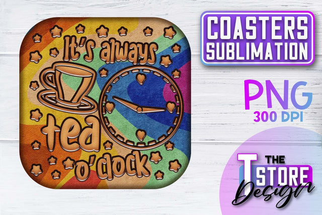 Coaster Sublimation | Drink Quotes | Funny Design | PNG File Sublimation The T Store Design 