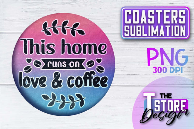 Coaster Sublimation | Drink Quotes | Funny Design | PNG File Sublimation The T Store Design 