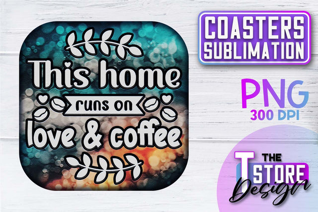 Coaster Sublimation | Drink Quotes | Funny Design | PNG File Sublimation The T Store Design 
