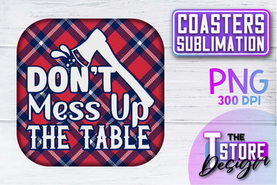 Coaster Sublimation | Drink Quotes | Funny Design | PNG File Sublimation The T Store Design 