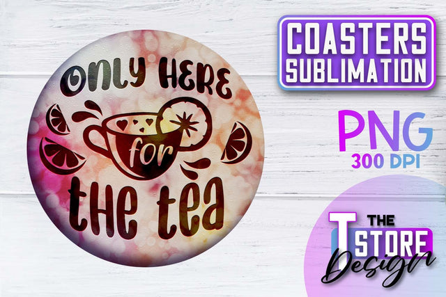 Coaster Sublimation | Drink Quotes | Funny Design | PNG File Sublimation The T Store Design 