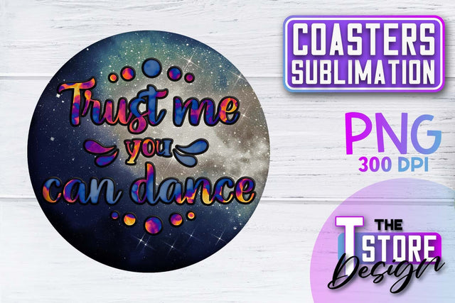 Coaster Sublimation | Drink Quotes | Funny Design | PNG File Sublimation The T Store Design 