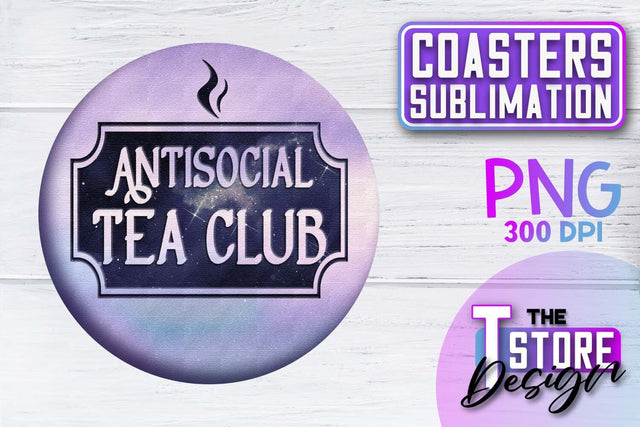 Coaster Sublimation | Drink Quotes | Funny Design | PNG File Sublimation The T Store Design 