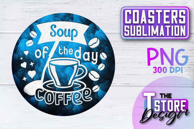 Coaster Sublimation | Drink Quotes | Funny Design | PNG File Sublimation The T Store Design 