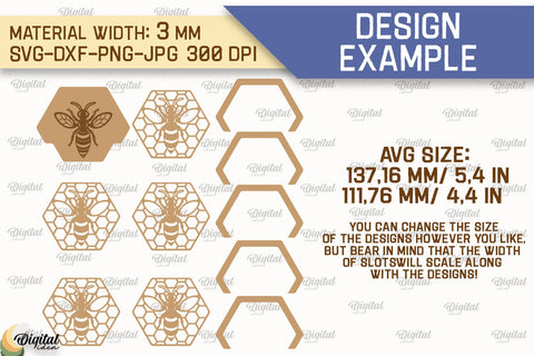 Coaster With Holder SVG Bundle. Coaster Laser Cut SVG Evgenyia Guschina 