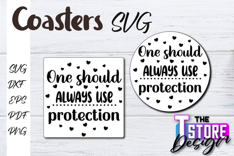 Coasters SVG Design | Kitchen Coasters Design | Coffee Quotes SVG The T Store Design 