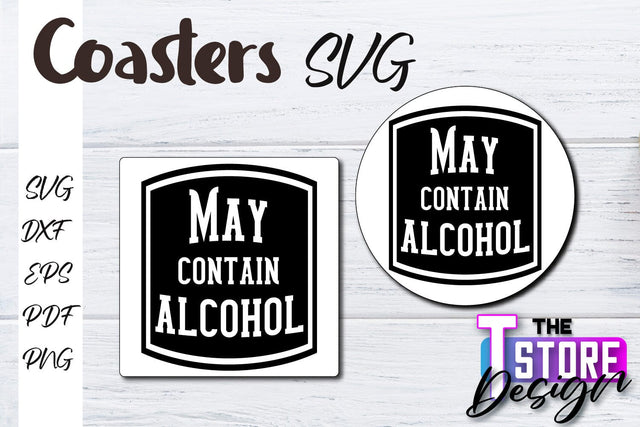 Coasters SVG Design | Kitchen Coasters Design | Coffee Quotes SVG The T Store Design 