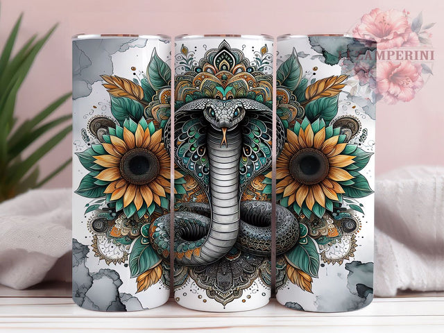 Cobra Snake Exotic Venomous Tumbler, Reptile Tumbler, Venomous Wrap, Exotic Design, Snake Cup, Sublimation Tumbler, 20Oz Cup Sublimation Li Zamperini 