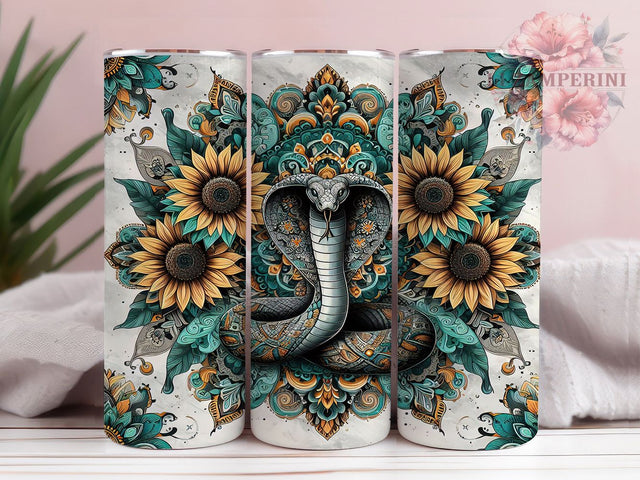 Cobra Snake Exotic Venomous Tumbler, Reptile Tumbler, Venomous Wrap, Exotic Design, Snake Cup, Sublimation Tumbler, 20Oz Cup Sublimation Li Zamperini 