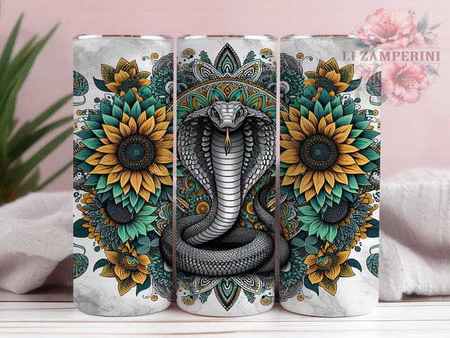 Cobra Snake Exotic Venomous Tumbler, Reptile Tumbler, Venomous Wrap, Exotic Design, Snake Cup, Sublimation Tumbler, 20Oz Cup Sublimation Li Zamperini 