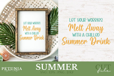 Cocktail Bar Sign SVG | Summer SVG SVG Petunia Digital Design 