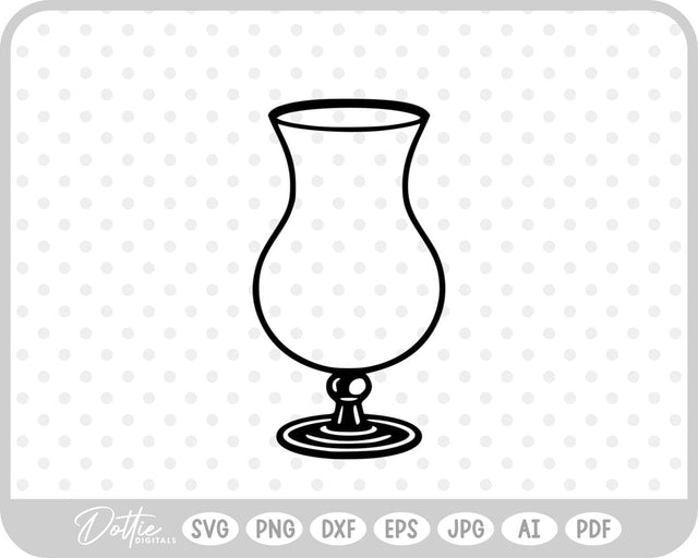 Cocktail Glass SVG DottieDigitals 