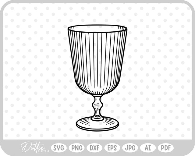 Cocktail Glass SVG DottieDigitals 
