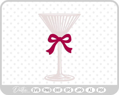 Cocktail Glass SVG DottieDigitals 