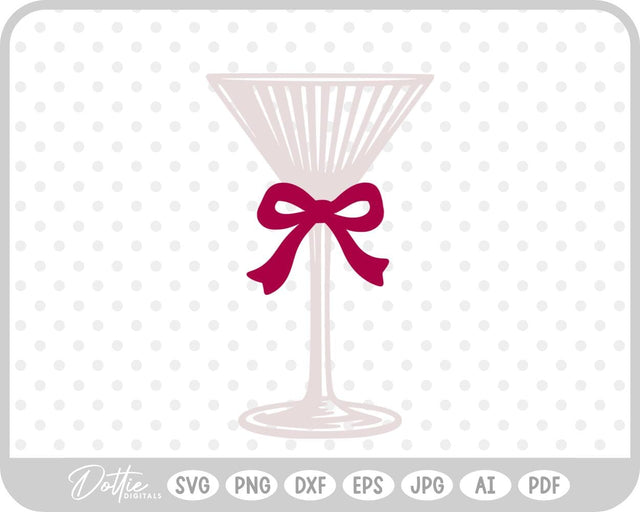 Cocktail Glass SVG DottieDigitals 
