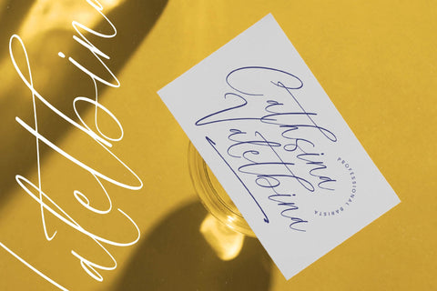 Cocktails Tastefulic - Modern Stylish Script Font Letterena Studios 