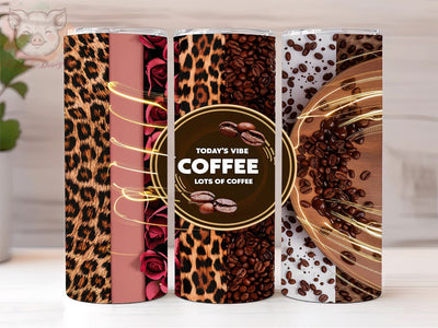 Coffee 20oz Tumbler Png, Straight & Tapered Tumbler Png, Coffee Lover Tumbler Png, Digital Download PNG Sublimation Lara' s Designs 