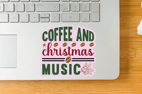 Coffee and christmas music SVG Angelina750 