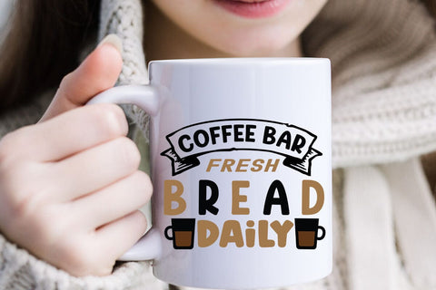 Coffee bar fresh bread daily SVG Angelina750 