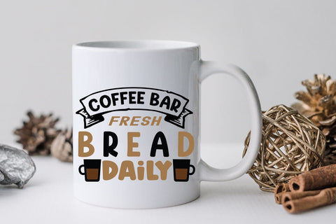 Coffee bar fresh bread daily SVG Angelina750 