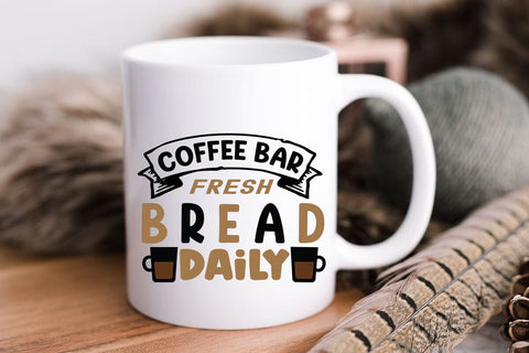 Coffee bar fresh bread daily SVG Angelina750 