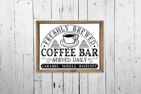 Coffee Bar SVG - Vintage Coffee Sign SVG SVG CraftLabSVG 