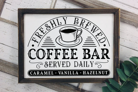 Coffee Bar SVG - Vintage Coffee Sign SVG SVG CraftLabSVG 
