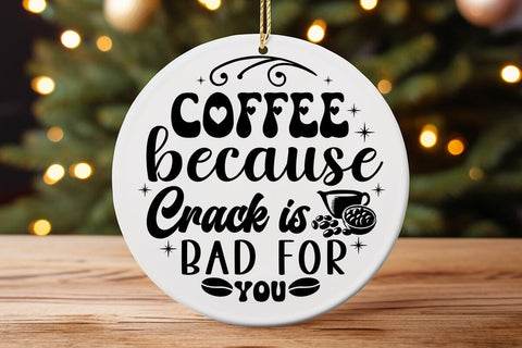 Coffee because crack is bad for you SVG Angelina750 