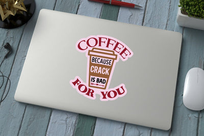 Coffee because crack is bad for you SVG Angelina750 