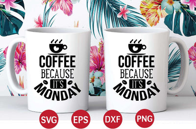 Coffee because it's Monday svg SVG designer krishna 
