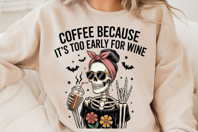 coffee because it's too early for wine SVG Angelina750 
