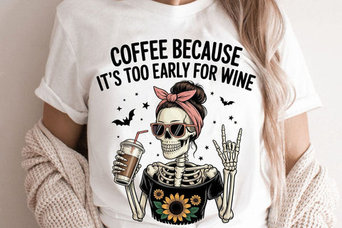 coffee because it's too early for wine SVG Angelina750 