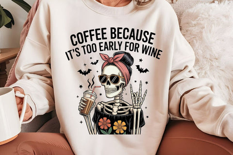 coffee because it's too early for wine SVG Angelina750 