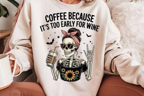 coffee because it's too early for wine SVG Angelina750 