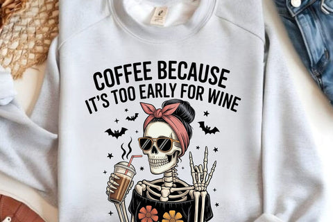 coffee because it's too early for wine SVG Angelina750 