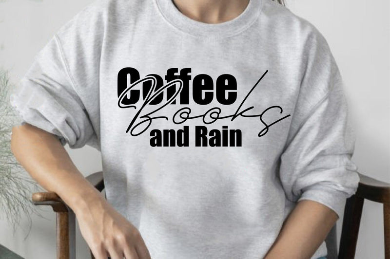 Coffee Books and Rain SVG orpitasn 