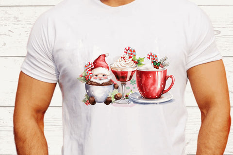 Coffee Christmas clipart Sublimation Design Sublimation Regulrcrative 