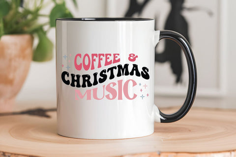coffee & christmas music SVG Angelina750 