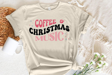 coffee & christmas music SVG Angelina750 