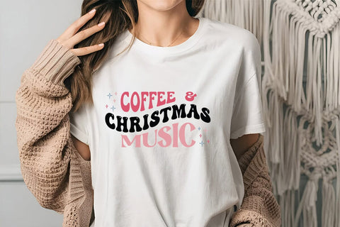 coffee & christmas music SVG Angelina750 