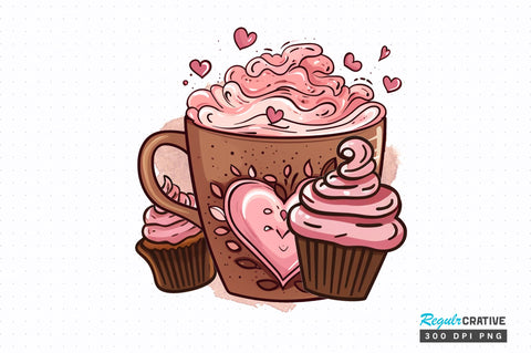 Coffee clipart PNG Design Sublimation Regulrcrative 