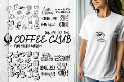 Coffee club svg, dxf, eps, png SVG dadan_pm 